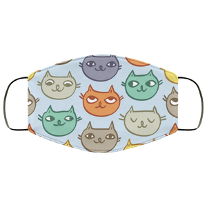 Crazy Cute Face Mask - Multi Color Cats