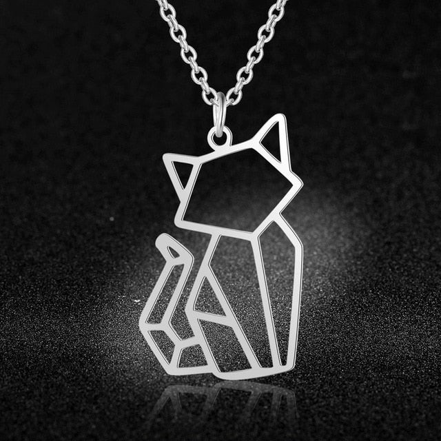 Modern Cat Pendant