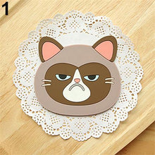 Load image into Gallery viewer, Silicone Cat Shaped Tea Coaster