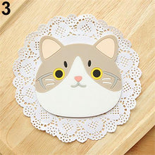 Load image into Gallery viewer, Silicone Cat Shaped Tea Coaster