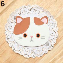 Load image into Gallery viewer, Silicone Cat Shaped Tea Coaster