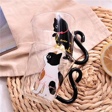 Load image into Gallery viewer, Creative Cat Glass Tea Mug