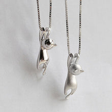 Load image into Gallery viewer, Steel Hanging Cat Pendant