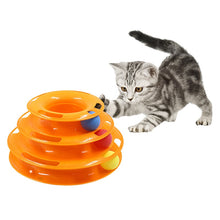 Load image into Gallery viewer, Three Levels Pet Cat Toy Tower